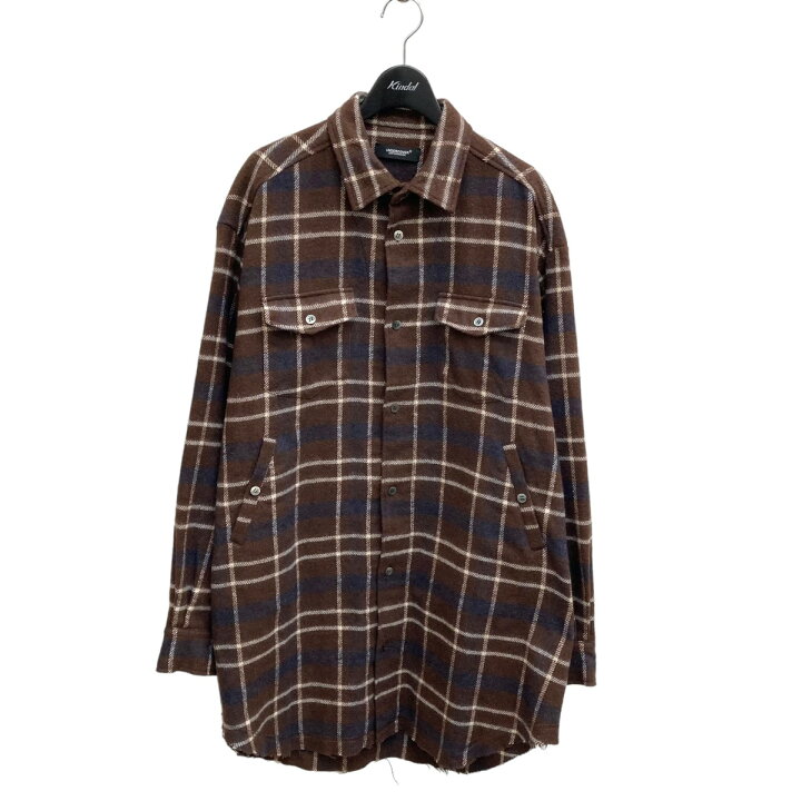 楽天市場】【中古】UNDERCOVER チェックネルシャツ 長袖シャツ 