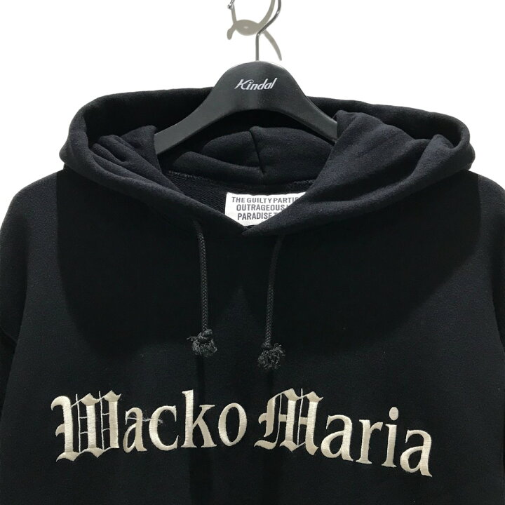 楽天市場】【中古】WACKO MARIA ロゴ刺繍プルオーバーパーカー 