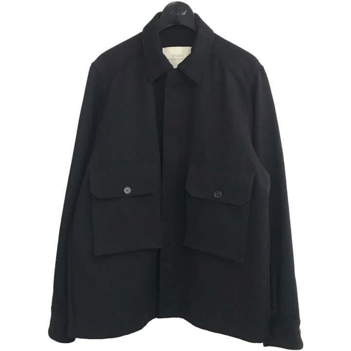 楽天市場】【中古】STUDIO NICHOLSON 「CARBON OVERSHIRT」 ウール 