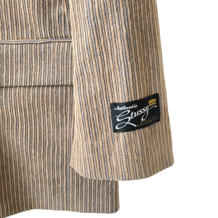 楽天市場】【中古】stussy24SS MIX WALE CORDUROY DOUBLE-BREASTED 