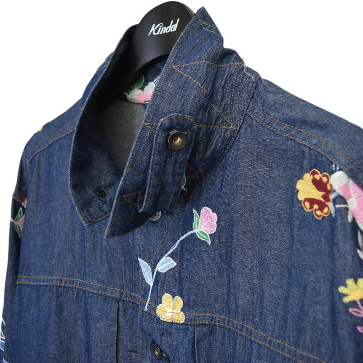 楽天市場】【中古】Engineered Garments FLORAL EMBROIDERY TRUCKER 