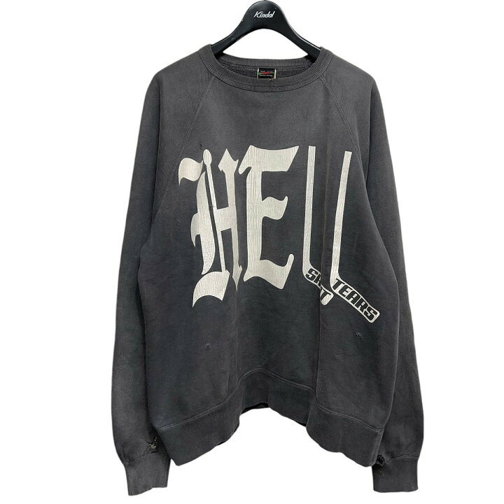 楽天市場】【中古】SAINT MICHAEL DT-CREW SWT／HELL エイジング加工 