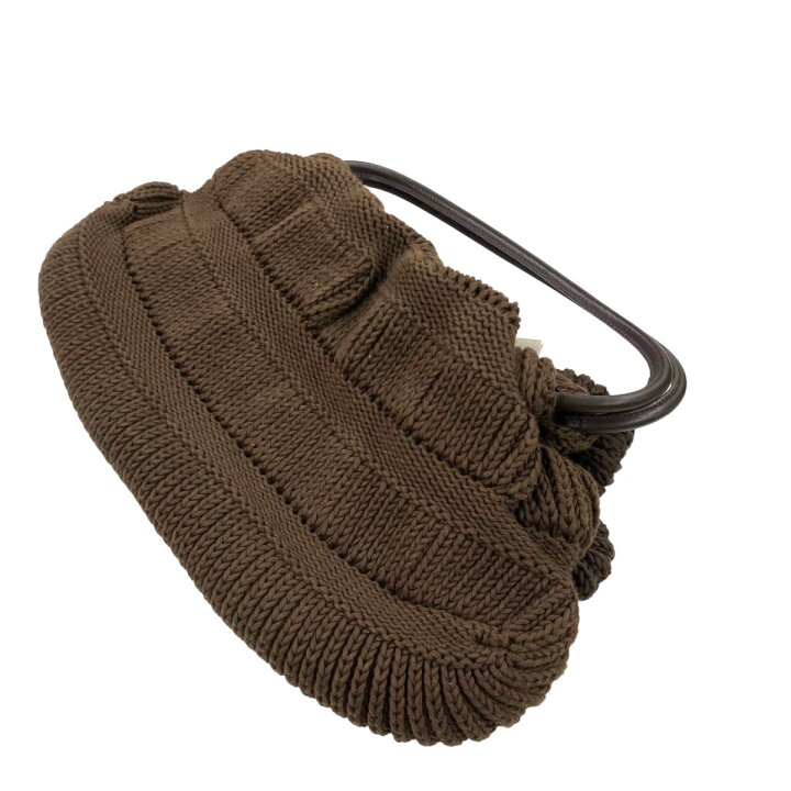 楽天市場】【中古】SONIA RYKIEL ニットバッグ ブラウン 【110924 