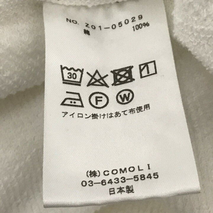 楽天市場】【中古】COMOLI24SS 製品染 裏毛 クルーネック スウェット  