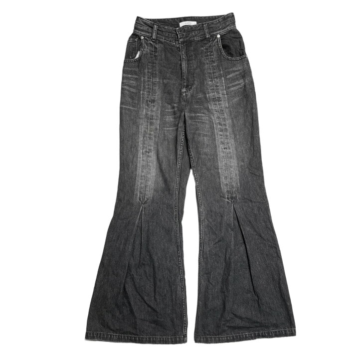 楽天市場】【中古】MURRAL ウォッシュドタックフレアデニム デニム 