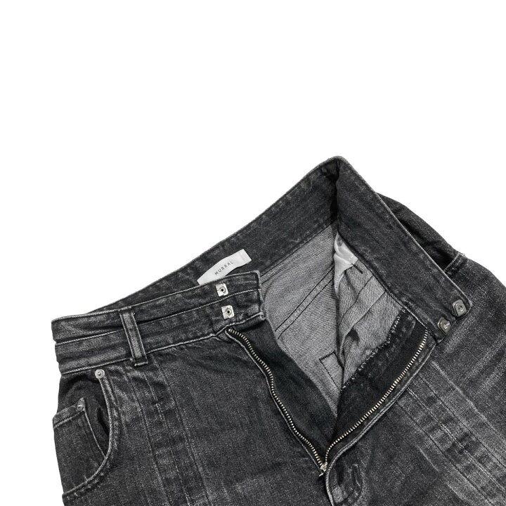 楽天市場】【中古】MURRAL ウォッシュドタックフレアデニム デニム 