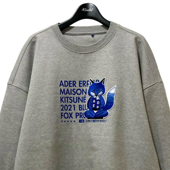 楽天市場】【中古】ADER error×MAISON KITSUNE クルーネックスウェット 