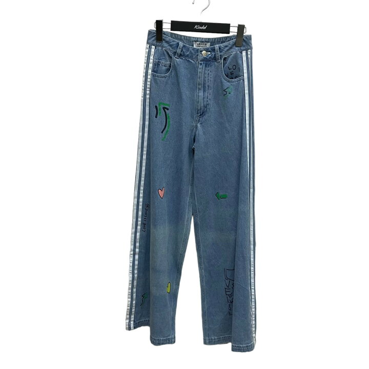 楽天市場】【中古】adidas×FIORUCCI デニムパンツ FL4153 インディゴ  