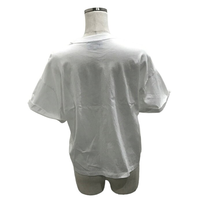 楽天市場】【中古】PRADA フロントフリルTシャツ 35899 ホワイト 