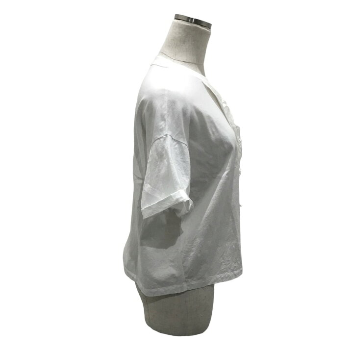 楽天市場】【中古】PRADA フロントフリルTシャツ 35899 ホワイト 