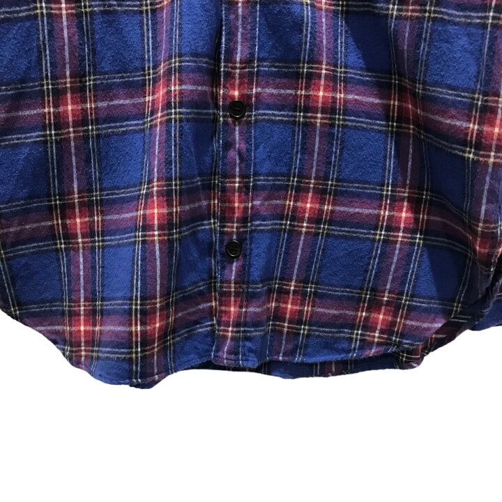 楽天市場】【中古】Saint Laurent Parisチェックシャツ 454898 ブルー 