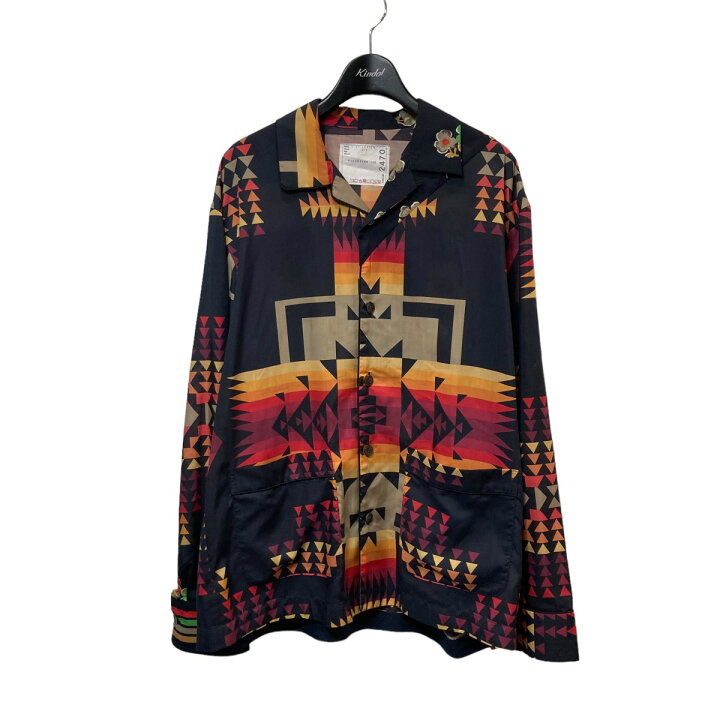 楽天市場】【中古】sacai×PENDLETON 21SS 「Archive Print Mix Shirt  