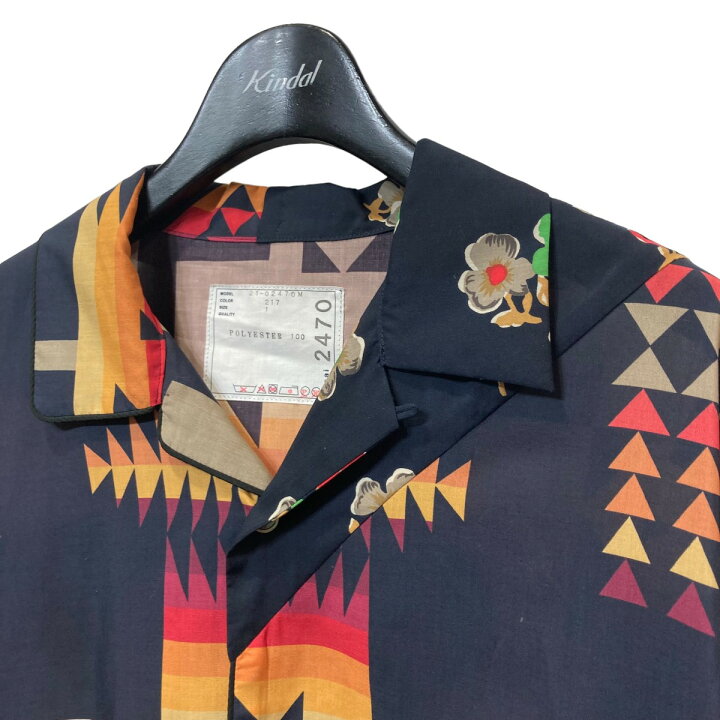 楽天市場】【中古】sacai×PENDLETON 21SS 「Archive Print Mix Shirt  