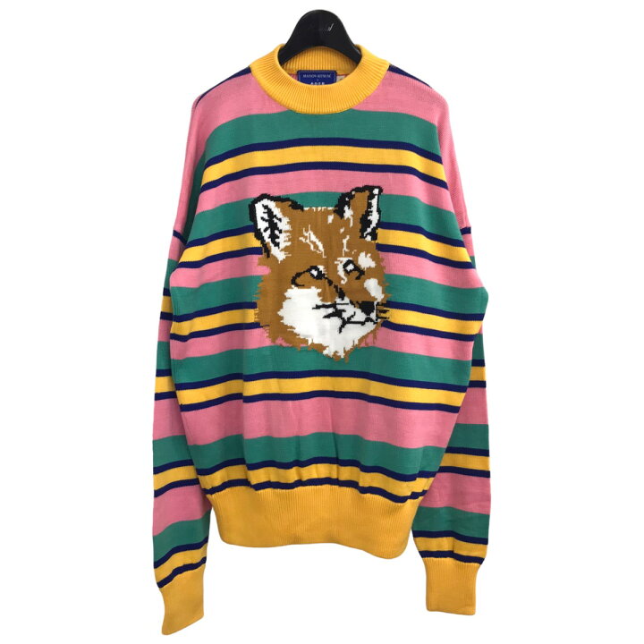 楽天市場】【中古】MAISON KITSUNE×ADER error ボーダーニット  