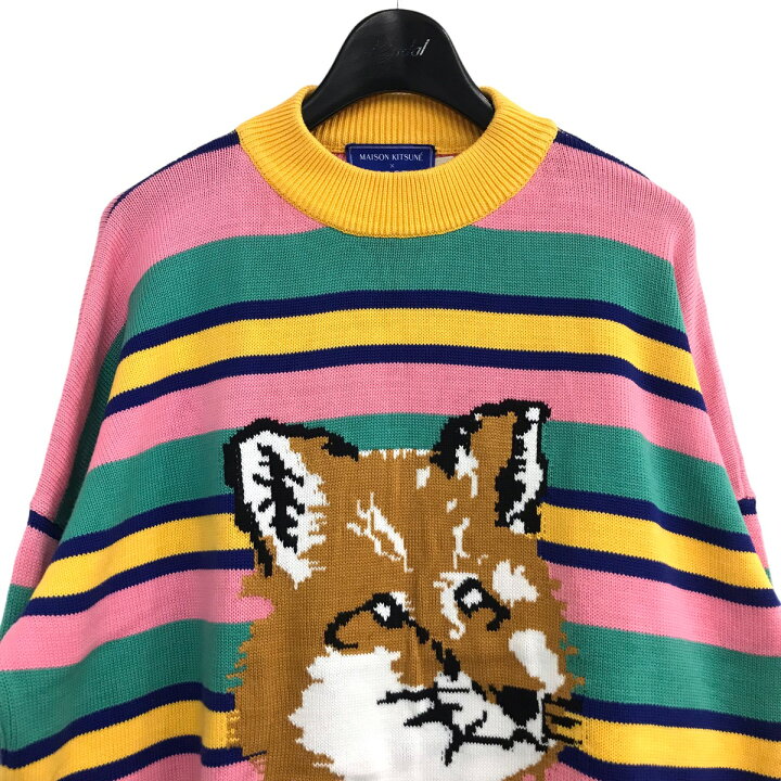 楽天市場】【中古】MAISON KITSUNE×ADER error ボーダーニット  