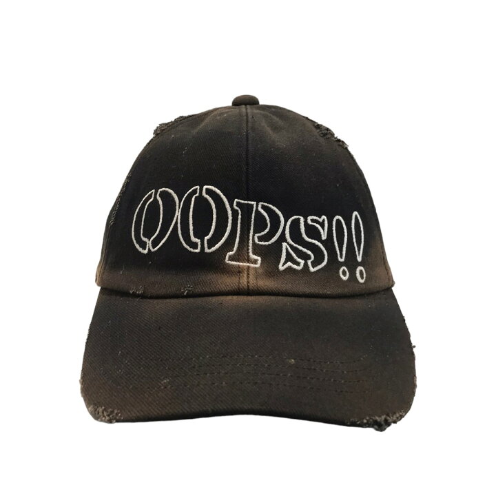 楽天市場】【中古】KAMIYA×CA4LA「OOPS DISTRESSED CAP」 キャップ 