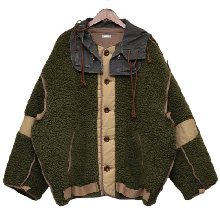 楽天市場】【中古】kolor／BEACONビッグボアブルゾン ボアジャケット 