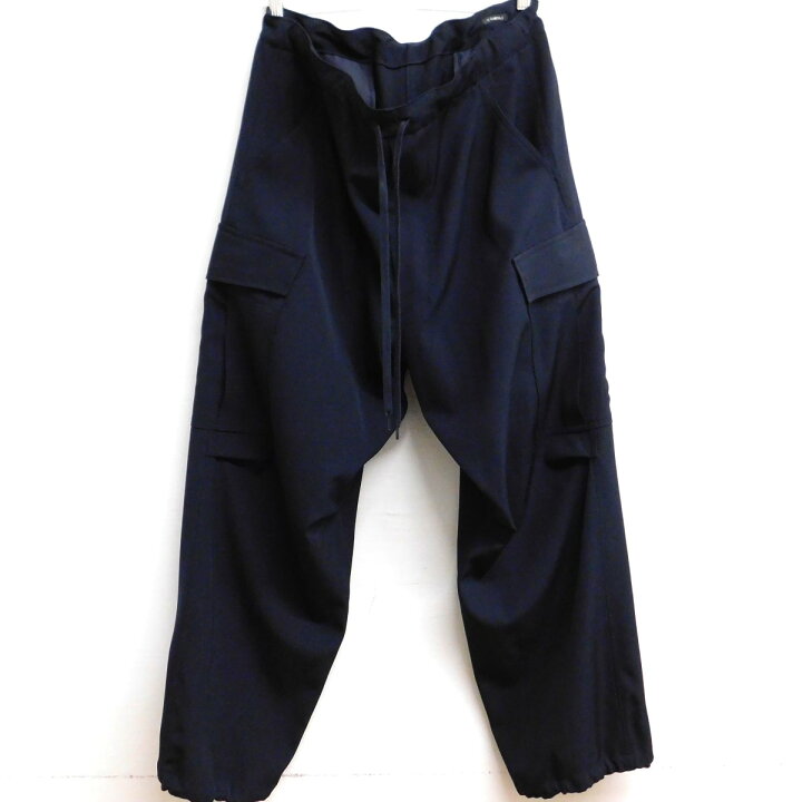 楽天市場】【中古】COMOLI ウールギャバ 6Pパンツ T01-03027 ネイビー 