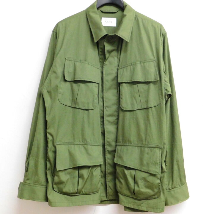 楽天市場】【中古】CIOTA Jungle Fatigue Jacket ジャケット オリーブ 