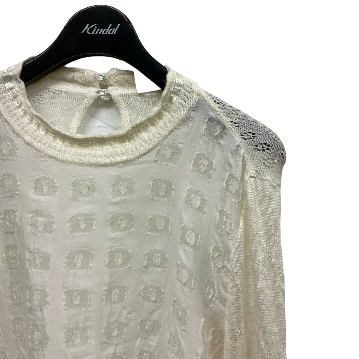 楽天市場】【中古】mame kurogouchi Floral Cut-Jacquard Top 