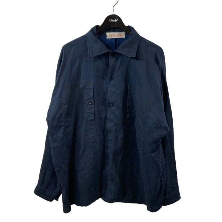 楽天市場】【中古】NICENESS 23SS モーリー (ペインティングインディゴ 