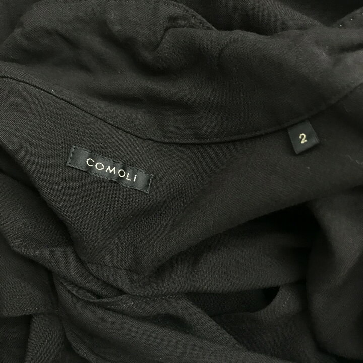 楽天市場】【中古】COMOLI レーヨンオープンカラーシャツ Z01-02005 