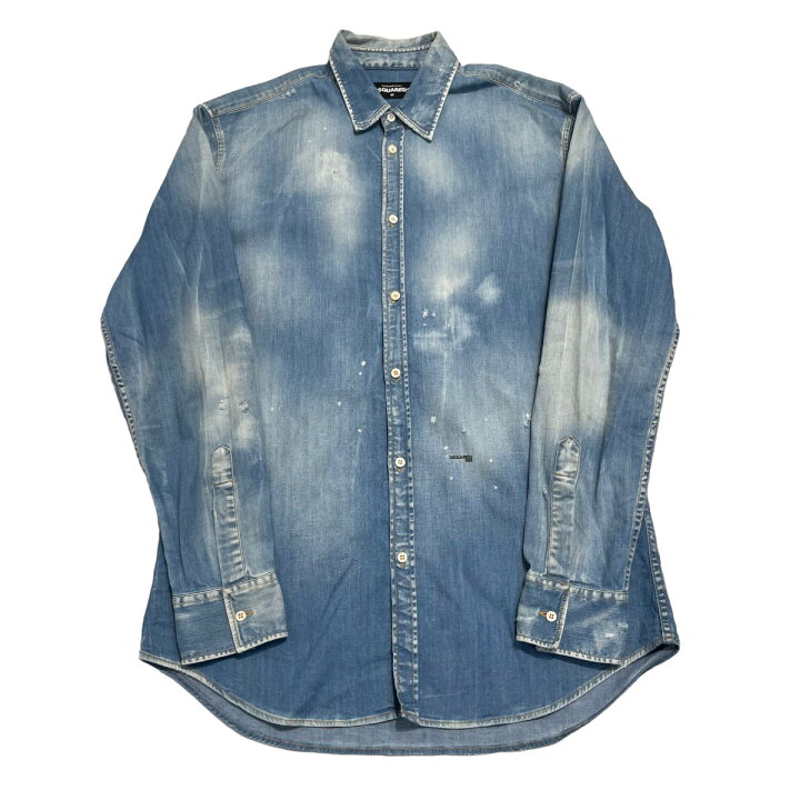 楽天市場】【中古】DSQUARED2 デニムシャツ S74DM0497 ブルー サイズ 
