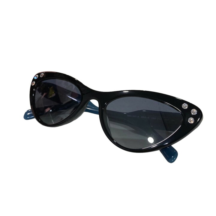 楽天市場】【中古】MIU MIU キャットアイサングラス SMU 05T ブラック 