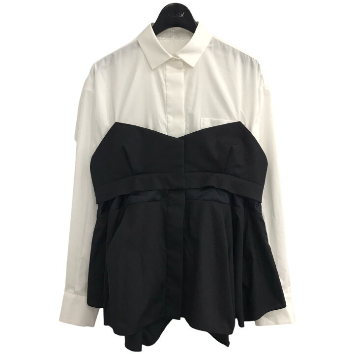 楽天市場】【中古】sacai ビスチェドッキングシャツワンピース 22  