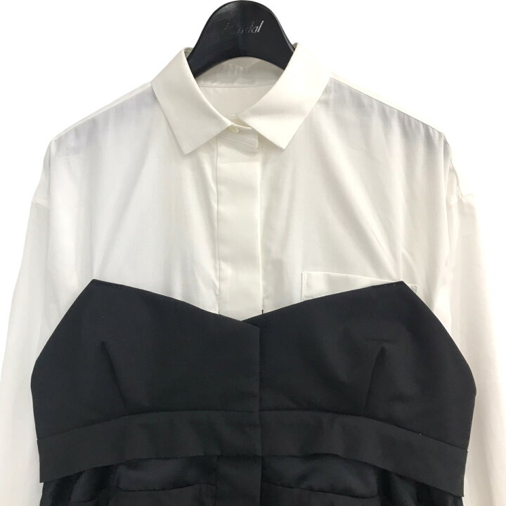 楽天市場】【中古】sacai ビスチェドッキングシャツワンピース 22 