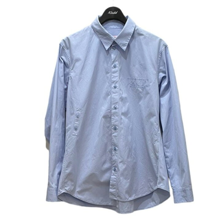 楽天市場】【中古】Martine rose ラップシャツ サックスブルー サイズ 