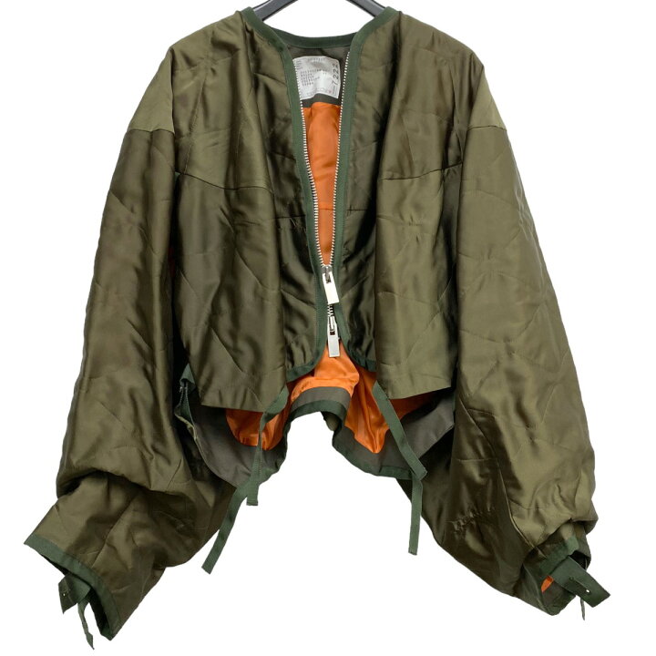 楽天市場】【中古】sacai 24SS Satin Quilted Blousonサテン 