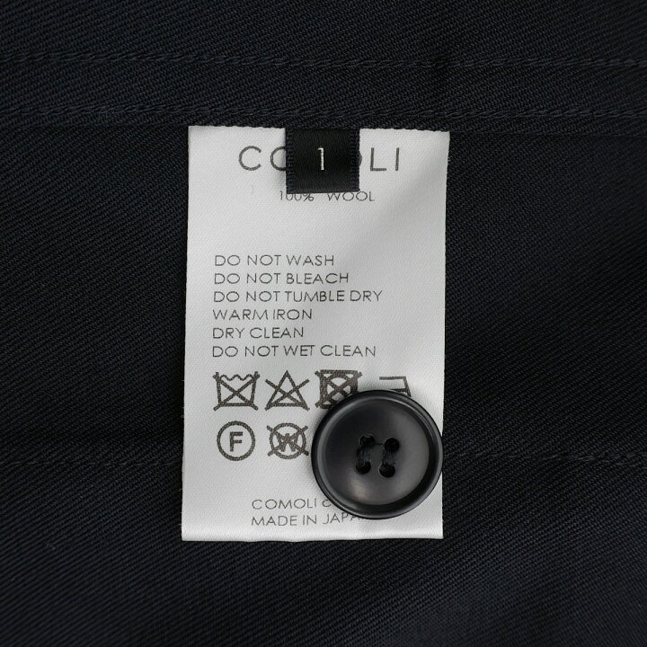 楽天市場】【中古】COMOLI 21SS ウールギャバーB．D．Uジャケット T01 