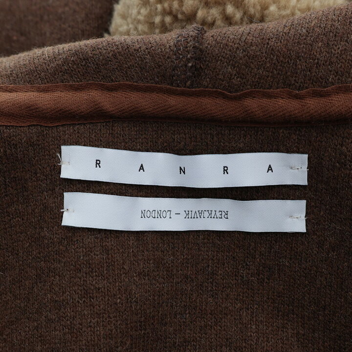 楽天市場】【中古】RANRA 23AW パイルポケット ジップアップニット 