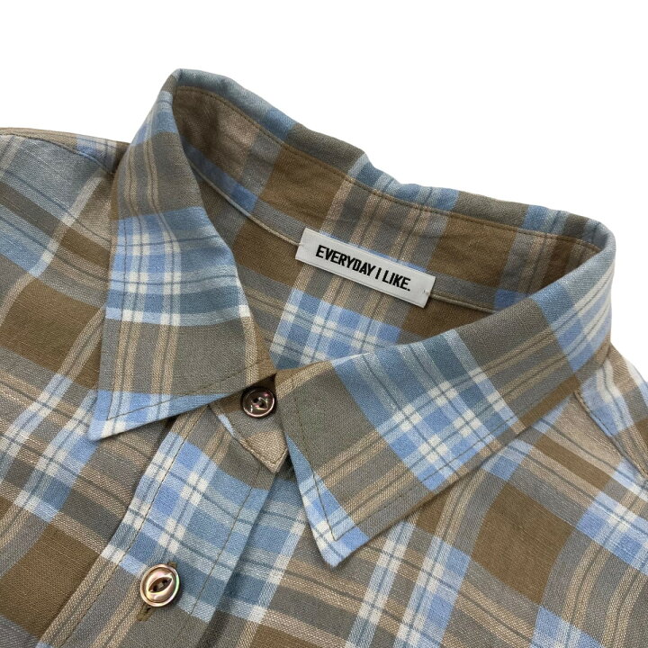 楽天市場】【中古】Deuxieme Classe 24SS Vi Li check wash シャツ  