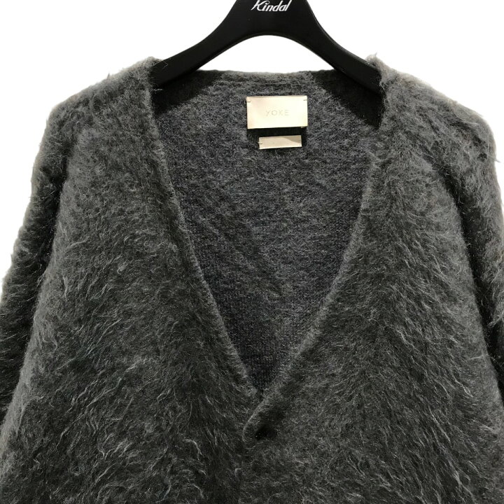 YOKE ヨーク 21AW LOOSED MOHAIR CARDIGAN ルーズモヘヤニット  
