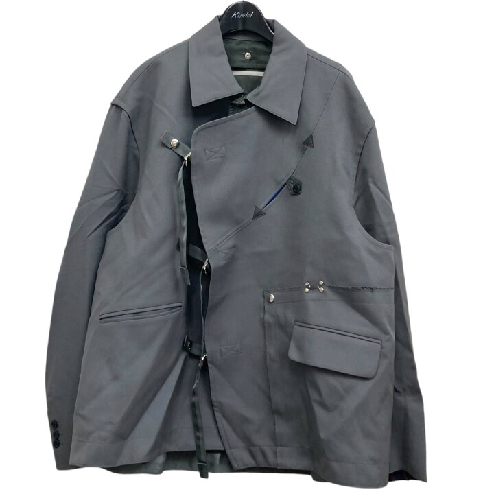 楽天市場】【中古】Tamme EDWARDIAN JERKIN JACKET グレー サイズ 