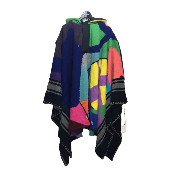 楽天市場】【中古】sacai×KAWS21AW｢Jacquard Knit Poncho｣ジャガード 