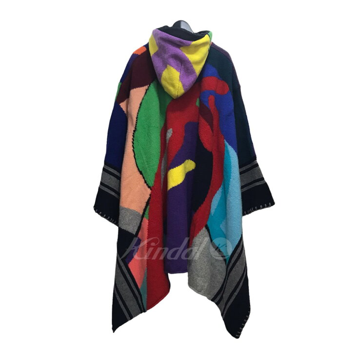 楽天市場】【中古】sacai×KAWS21AW｢Jacquard Knit Poncho｣ジャガード 