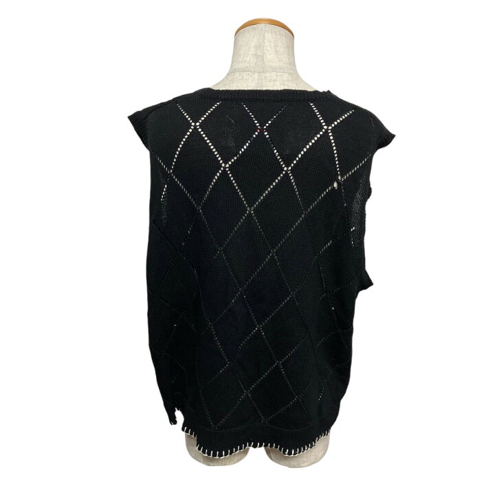 楽天市場】【中古】DAIRIKU 21SS LOVE Hand Embroidery Argyle Knit 
