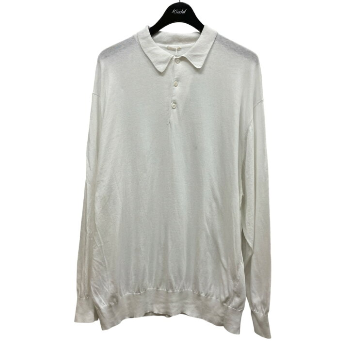 楽天市場】【中古】COMOLI 24SS コットンニットポロ 長袖ポロシャツ 