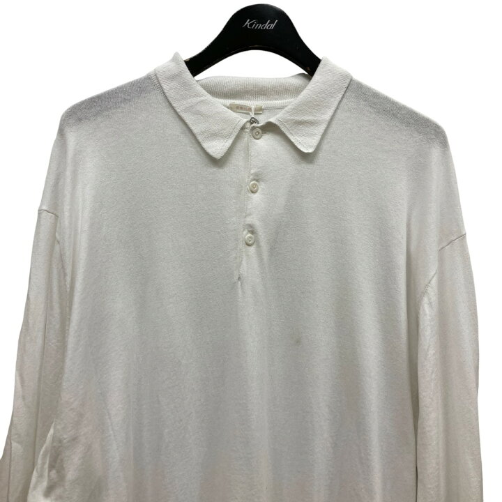 楽天市場】【中古】COMOLI 24SS コットンニットポロ 長袖ポロシャツ 