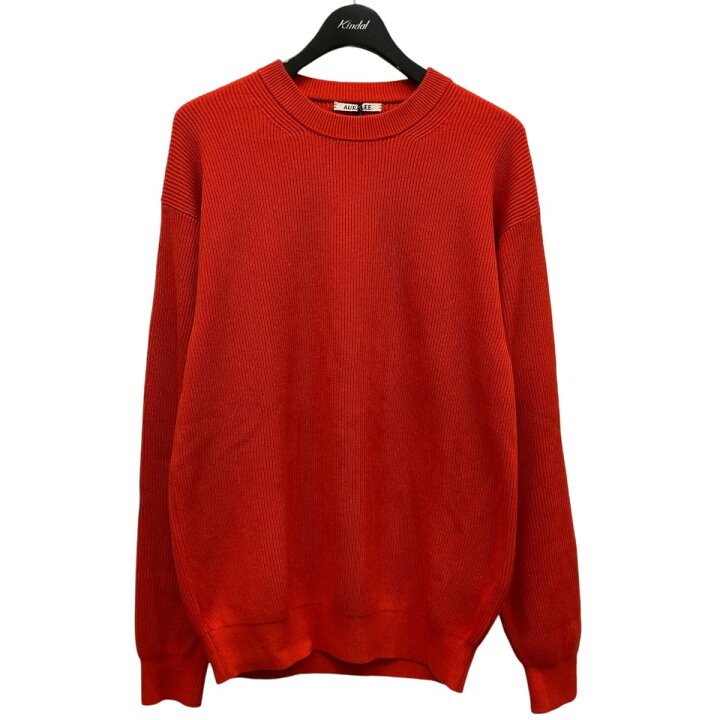 楽天市場】【中古】AURALEE 24SS SUPER HARD TWIST RIB KNIT P O 