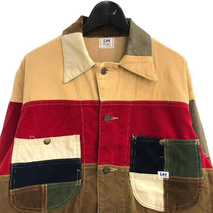 楽天市場】【中古】LEE BERBERJIN別注 パッチワークカバーオール 