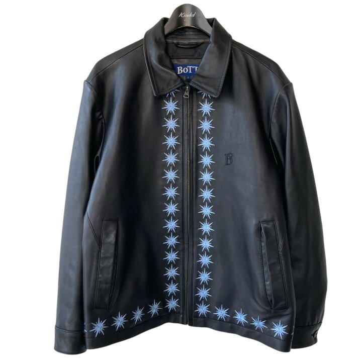 楽天市場】【中古】BoTT 22AW Sparkle Leather Jacket レザー 