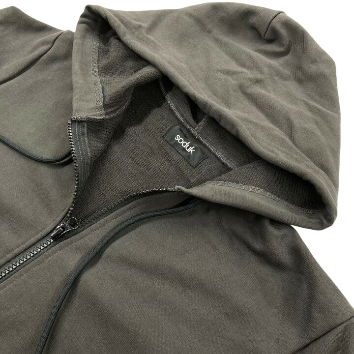 楽天市場】【中古】soduk23AW tag hoodie zip up ジップパーカー 