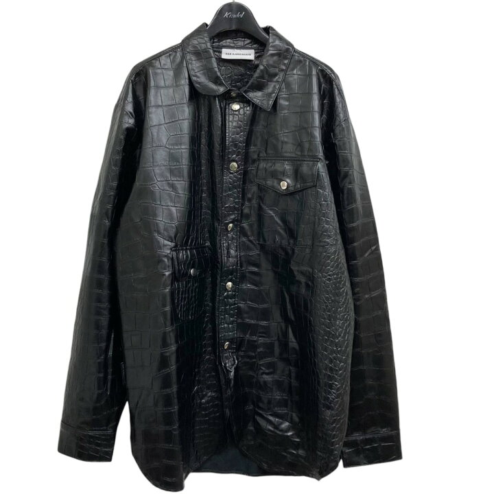 楽天市場】【中古】Han Kjobenhavn Army Overshirt フェイクレザー 
