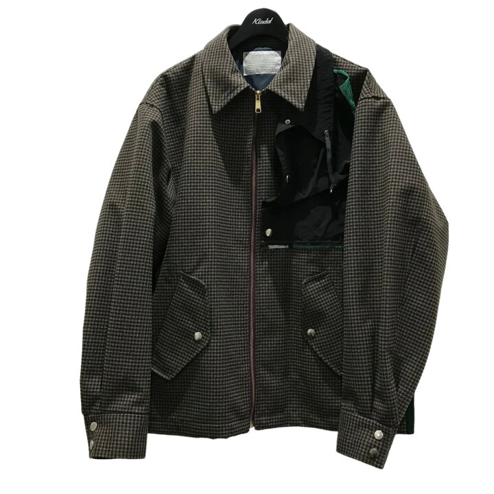 楽天市場】【中古】KOLOR 23AW チェック ジップブルゾン 23WCW-G04107 
