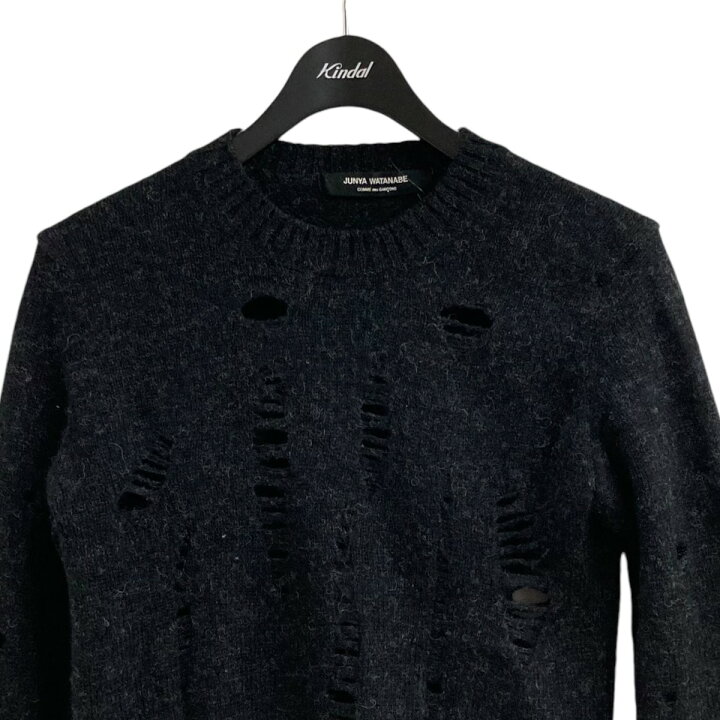 楽天市場】【中古】JUNYA WATANABE CDGダメージ加工縮絨ニット JK-N013 