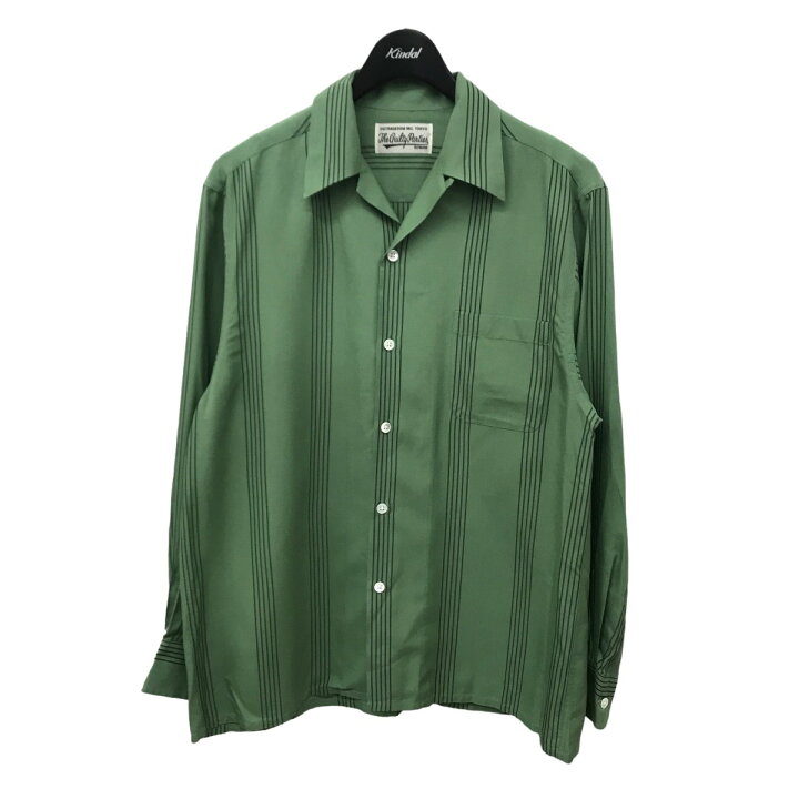楽天市場】【中古】WACKO MARIA STRIPED OPEN COLLAR SHIRT ストライプ 